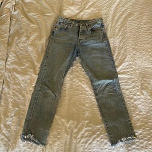 Levi’s 501 High Waisted Straight Leg